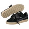 Puma Scarpa Basket  Donna Heart Suede Nero/Nero