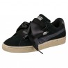 Puma Scarpa Basket  Donna Heart Suede Nero/Nero