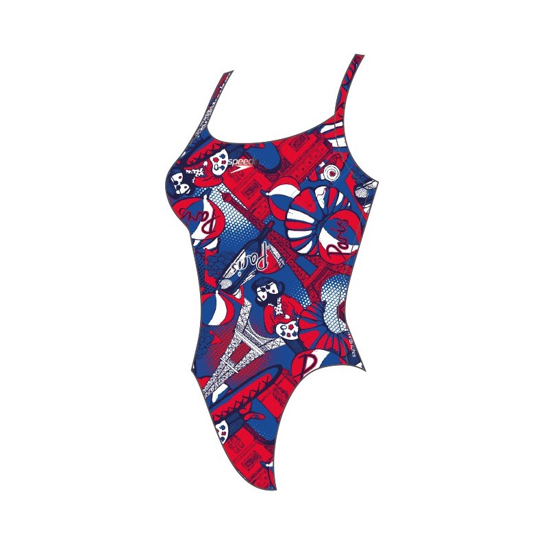 Speedo Costume W Paris Navy/Red 68-08361A559 - Acquista online su ...