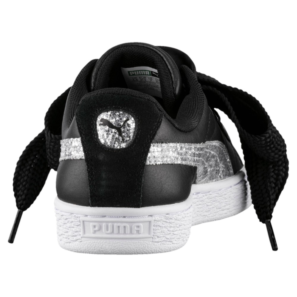Puma Scarpa Donna Basket Heart Glitter Nero/Silver 364078-03 - Acquista  online su Sportland