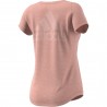 Adidas Originals T-Shirt Donna Collo Ampio Ess Rosa