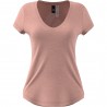 Adidas Originals T-Shirt Donna Collo Ampio Ess Rosa