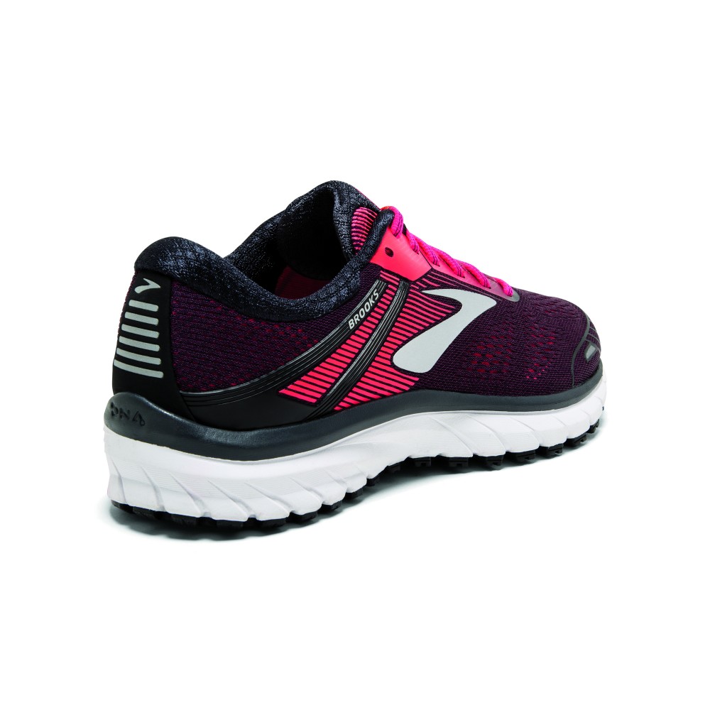 brooks black and pink