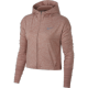 Nike Hoodie Donna Run F/Zip Elmnt  Rust Pink/Htr