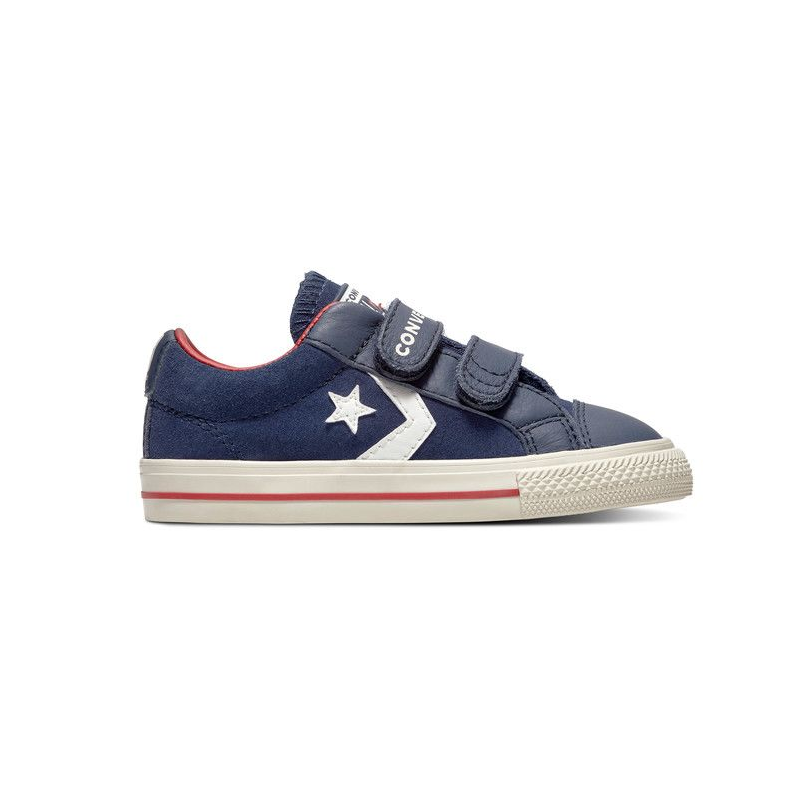 converse star player ox bambino nere