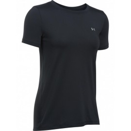 Under Armour Maglia Manica Corta HeatGear Nero Donna