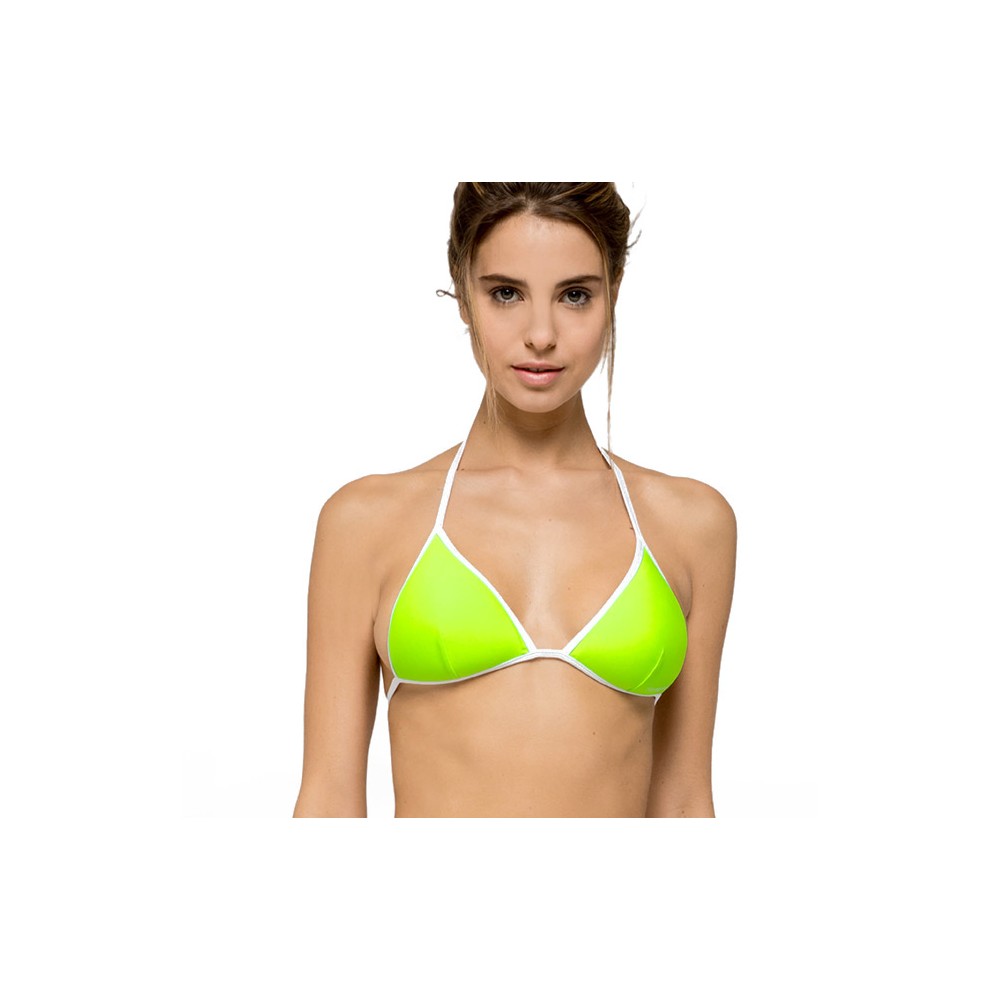 sundek bikini top verde fluo donna 42 uomo