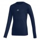 ADIDAS maglia calcio ml alphaskin dark blu bambino