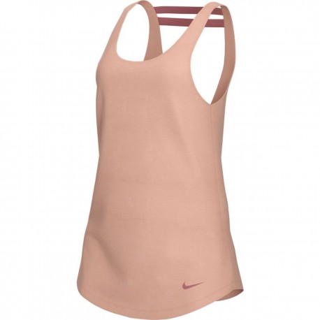 Nike Canotta Palestra Elastika Rosa Donna