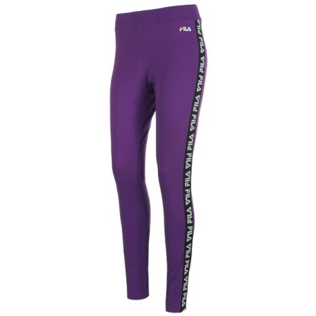 Fila Leggings Sportivi Banda Viola Donna