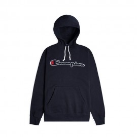 Champion Felpa Palestra Cappuccio Logo Blu Uomo