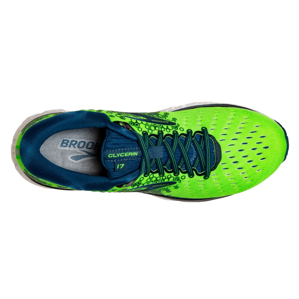 brooks glycerin uomo verde