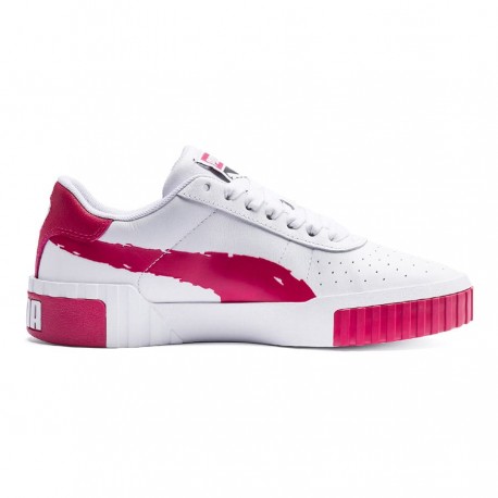 Puma Sneakers Cali Brushed Bianco Rosso Donna Acquista online su Sportland