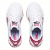 Puma Sneakers Cali Brushed Bianco Rosso Donna