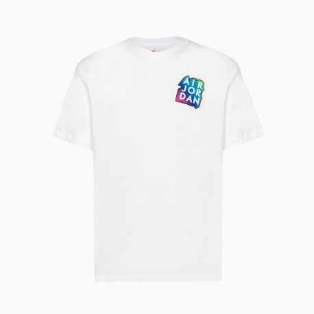 Nike T-Shirt Patch Jordan Bianco Uomo - Acquista online su Sportland