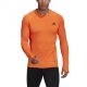 ADIDAS maglia running manica lunga runner orange uomo