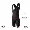 Flandres Love Salopette Ciclismo Short Roubaix Nero Uomo