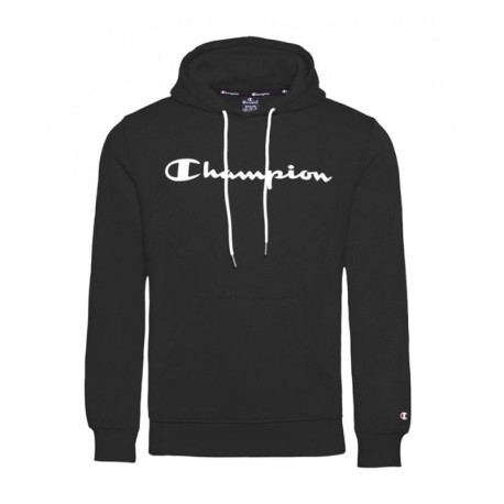 Champion Felpa Con Cappuccio Logo Nero Uomo Acquista online su Sportland