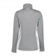 Icepeak Felpa In Pile Falkner Grigio Melange Bianco Donna