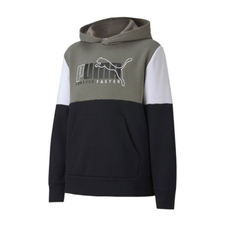 Puma Felpa Con Cappuccio Nero Bambino Acquista online su Sportland