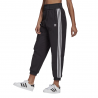 ADIDAS originals pantaloni a vita alta nero donna