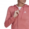 ADIDAS tuta sportiva cotone rosa donna