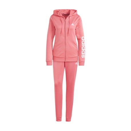 ADIDAS tuta sportiva cotone rosa donna