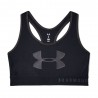 Under Armour Reggiseno Sportivo Keyhole Nero Donna