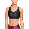 Under Armour Reggiseno Sportivo Keyhole Nero Donna