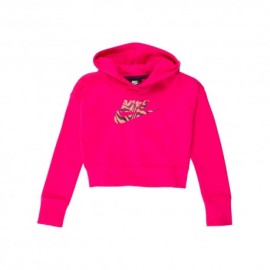 Nike Felpa Con Cappuccio Rtl Pack Fucsia Bambina