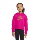 Nike Felpa Con Cappuccio Rtl Pack Fucsia Bambina