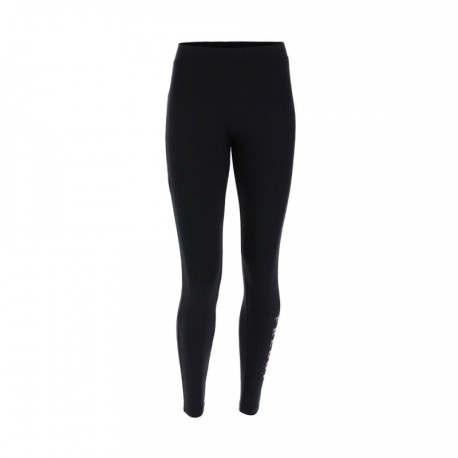 Freddy Leggings Sportivi Logo Basso Nero Donna