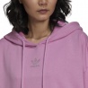 ADIDAS originals felpa con cappuccio dress rosa donna