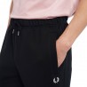 Fred Perry Pantaloni Con Polsino Logo Nero Uomo