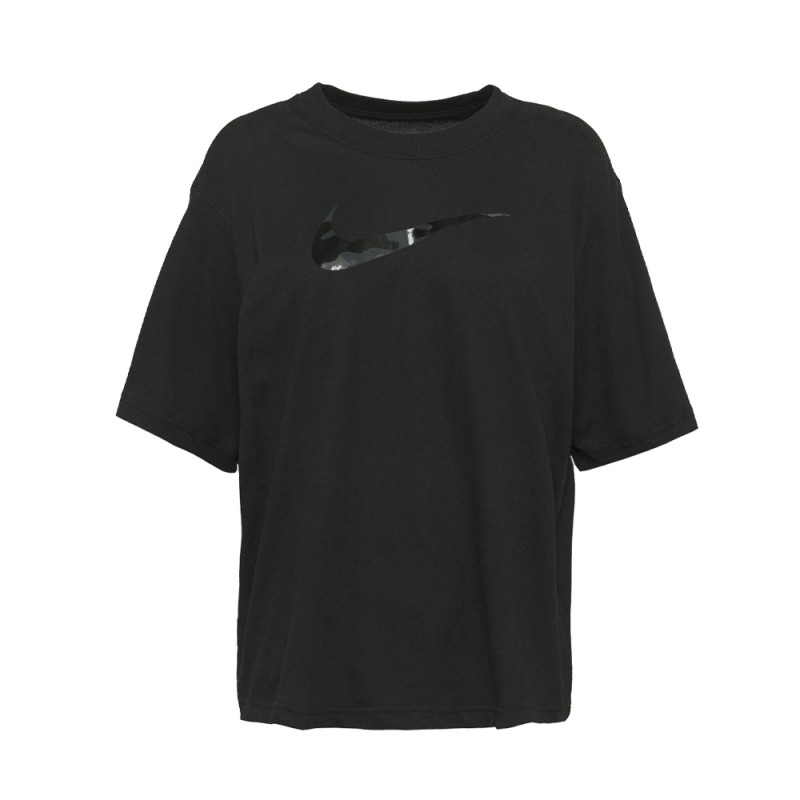 Nike T-Shirt Palestra Crop Nero Donna - Acquista online su Sportland