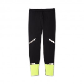 Brooks Leggings Running Carbonite Nero Nightlife Uomo