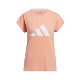 ADIDAS Maglietta Logo Rosa Donna