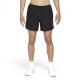 Nike Pantaloncini Running Dvn 5In Chllgr Nero Reflective Argento Uomo