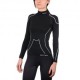 Mico Sport Maglia A Manica Lunga Seamless 1841 Nero Donna