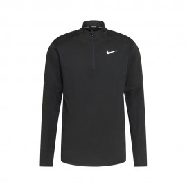 Nike Maglia Running Hzip Element Nero Reflective Argento Uomo